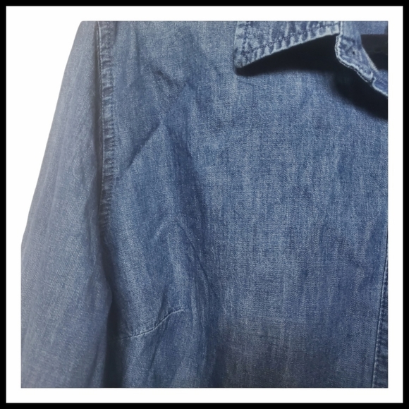 Pure Energy Denim Button Down Shirt - Picture 2 of 6